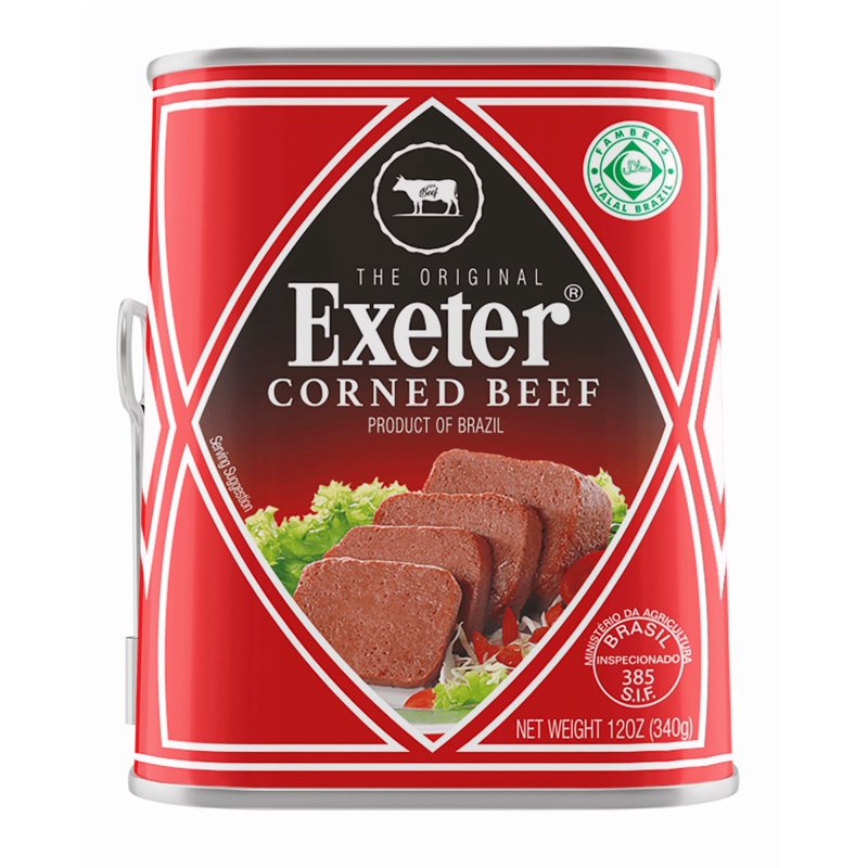 20 Exeter Corned Beef cans, 12 oz each