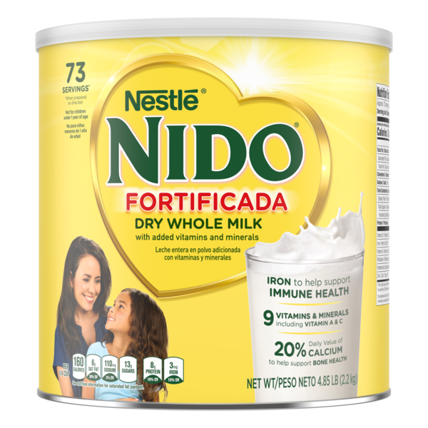 2 Large Nido Fortificada tins